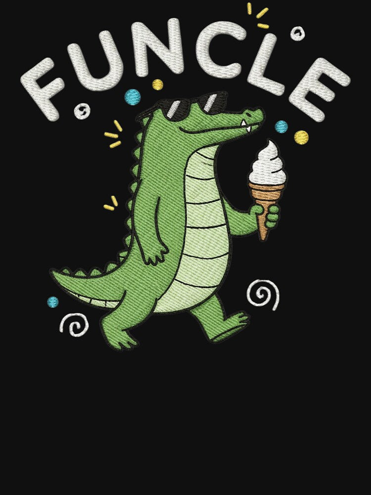 Funny Uncle, Funcle Alligator, Cute Animal, Gift for Him, by Sprinkle12345