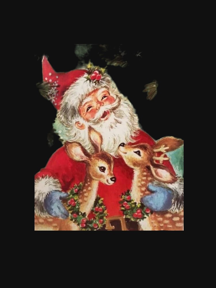 Retro vintage pink Santa Claus by ProArt Club