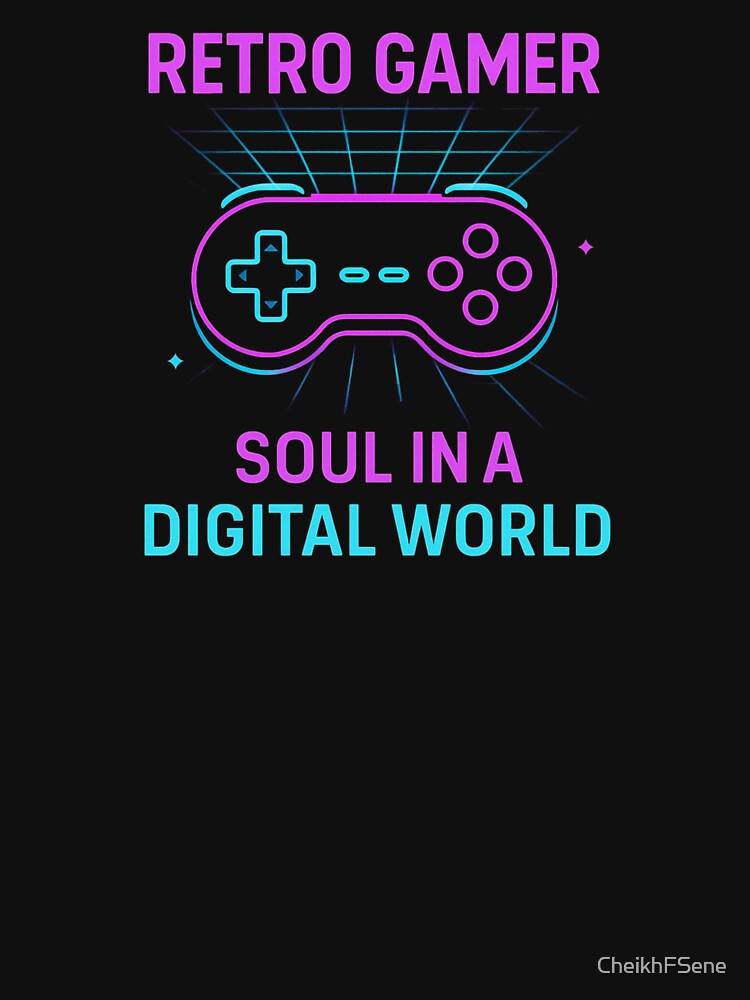 Retro Gamer — Soul in a Digital World Neon Controller by Velustro Shop