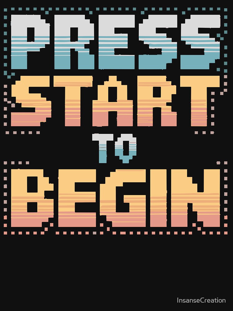 Retro Gaming Pixel Art Graphic by InsanseCreation