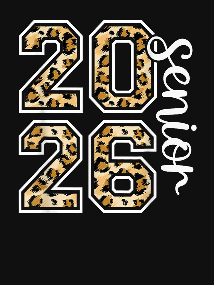 Senior 26 Class Of 2026 Leopard Graduation Women Girls by Boutkimaewab