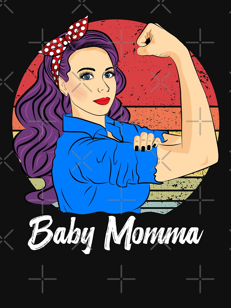 Baby Momma Vintage Retro Sunset Mother’s Day by ZNOVANNA