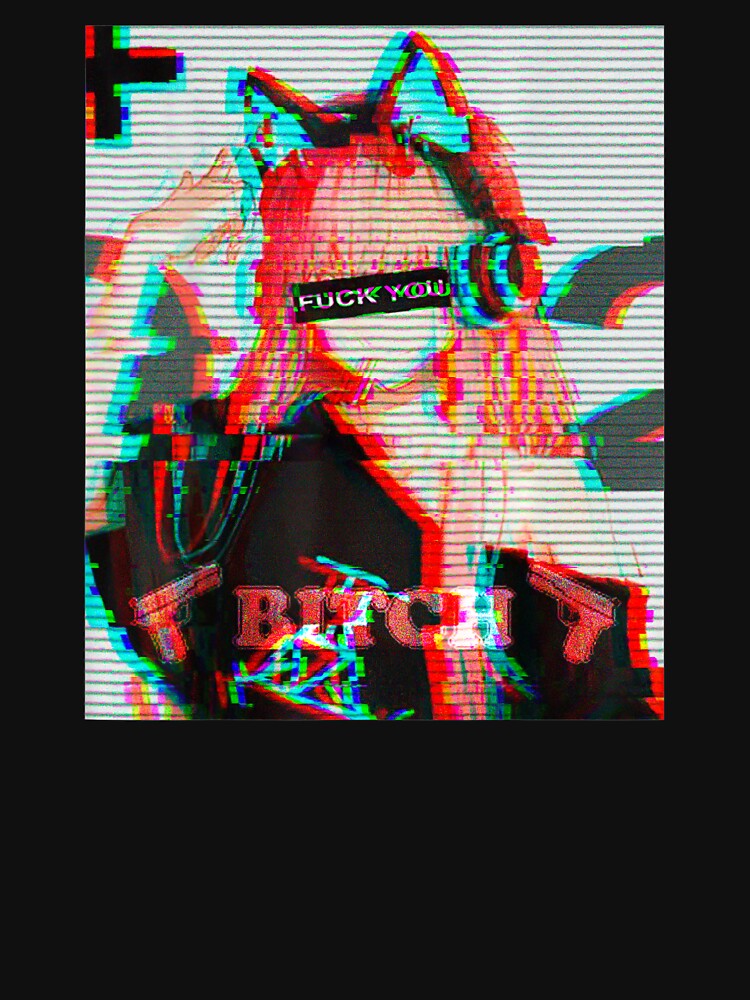 Vaporwave Art - Aesthetic Japanese Futurism Tee Anime Retro Hentai F*ck You by Hitagivapor
