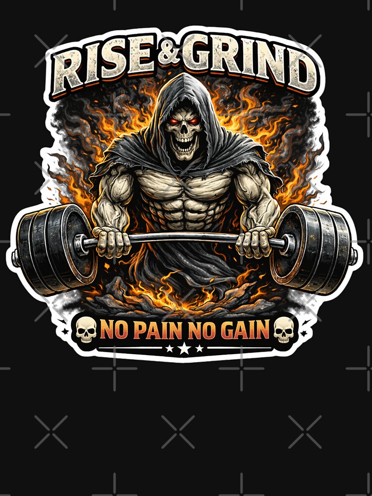 Rise and Grind Gym Reaper by Psychlee Best Finds