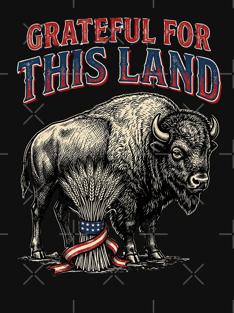 Patriotic Bison by Roy & Tiffany