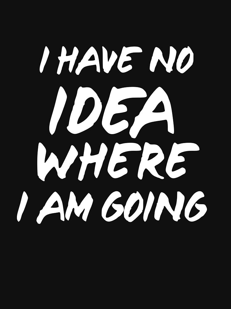 I have no idea where i am going by Raminovitch