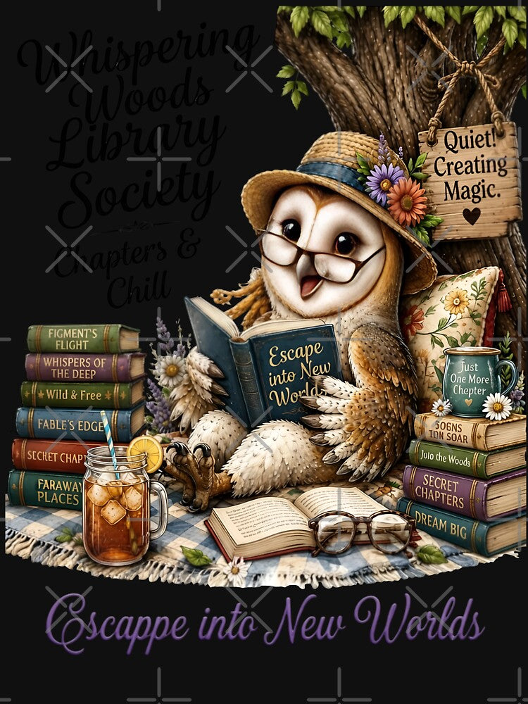 Whispering Woods Library Society Chapters And Chill by Sovereign Supply Co.