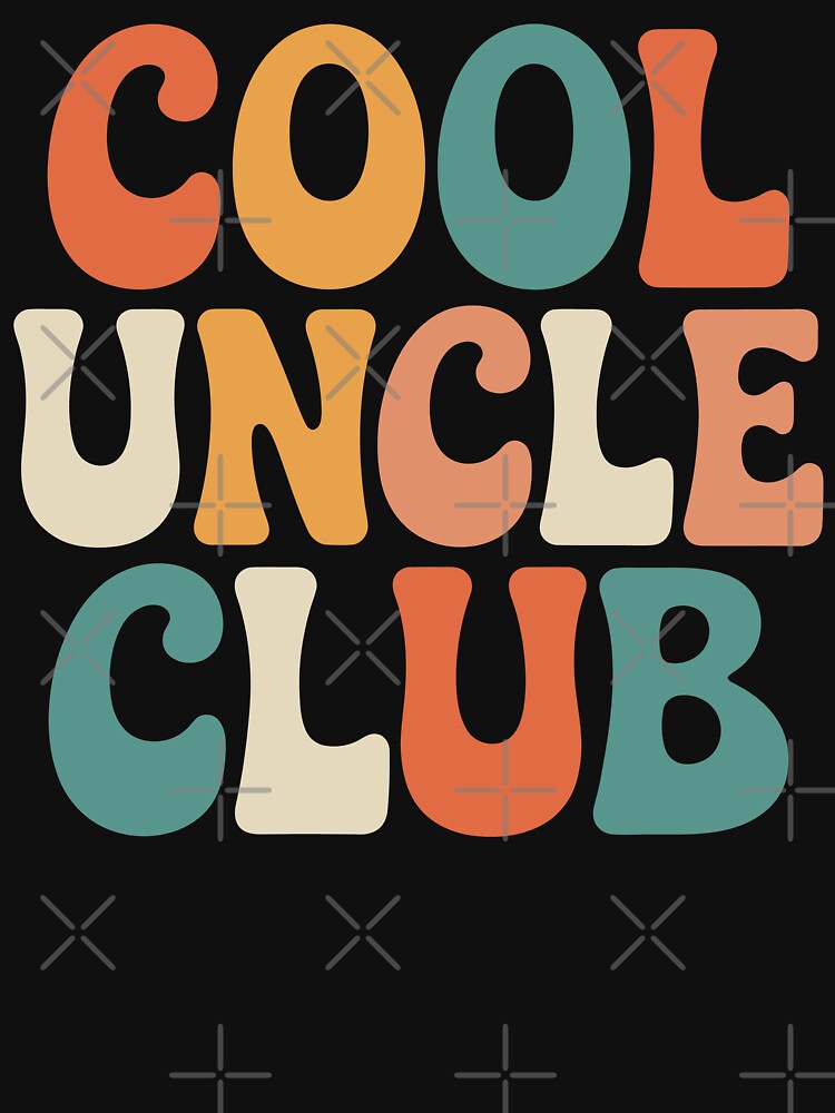 Cool Uncle Club Funny Best Uncle Birthday for Men by tmerchtrends