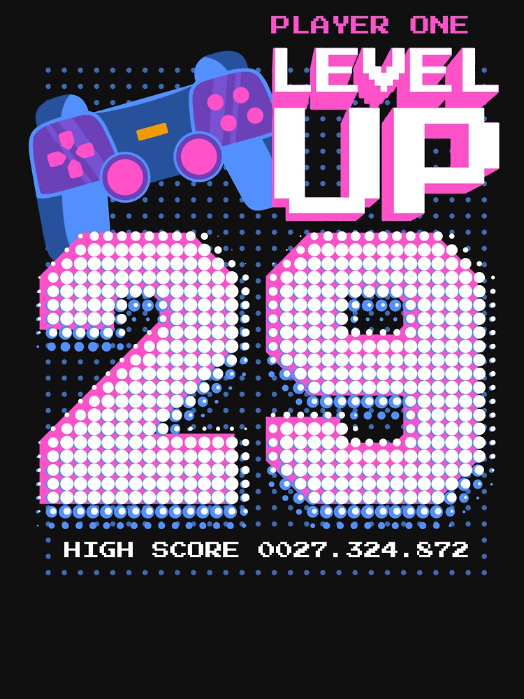 Player One Level Up 29 by patternprint1