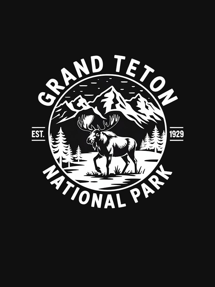 Grand Teton National Park Moose Vacation Outdoor and Hiking by Belkisallen