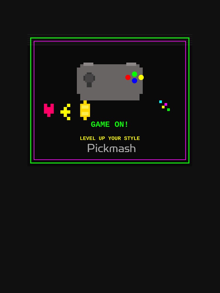 Retro Gaming Pixel Art Design - 8-Bit Game Controller by Pickmash