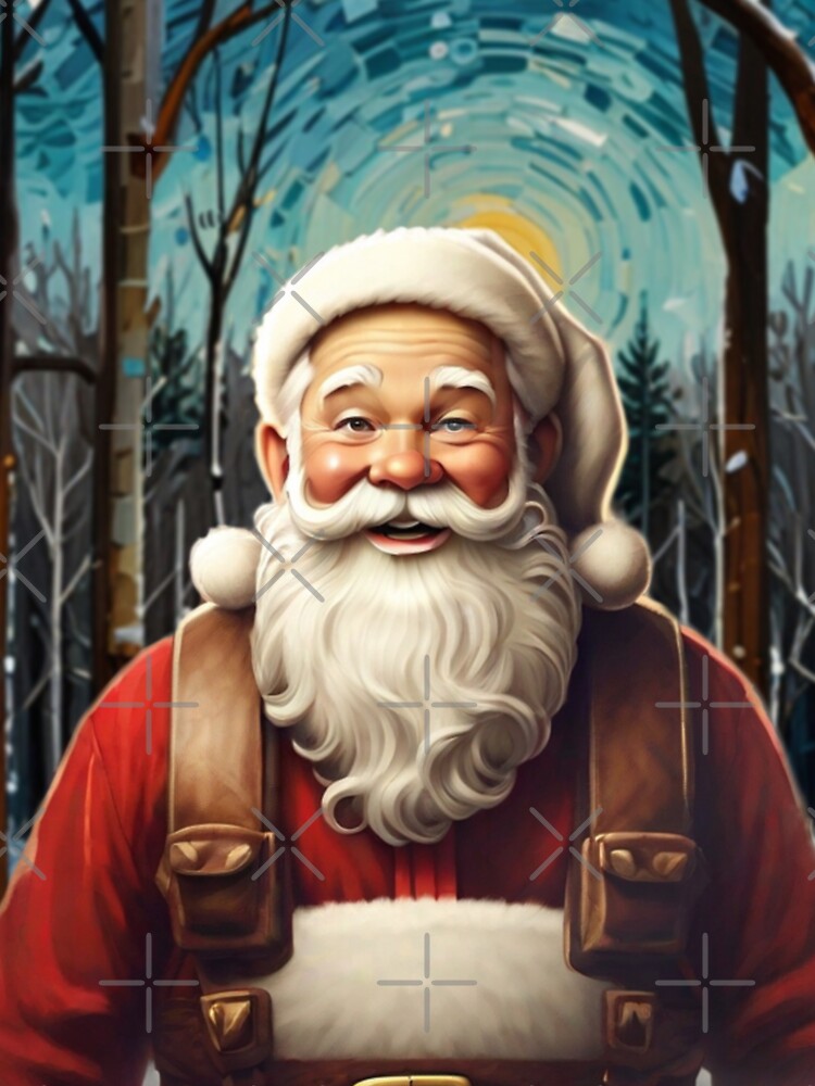 Retro Jolly O St. Nick Santa Claus north Pole by hollycooper