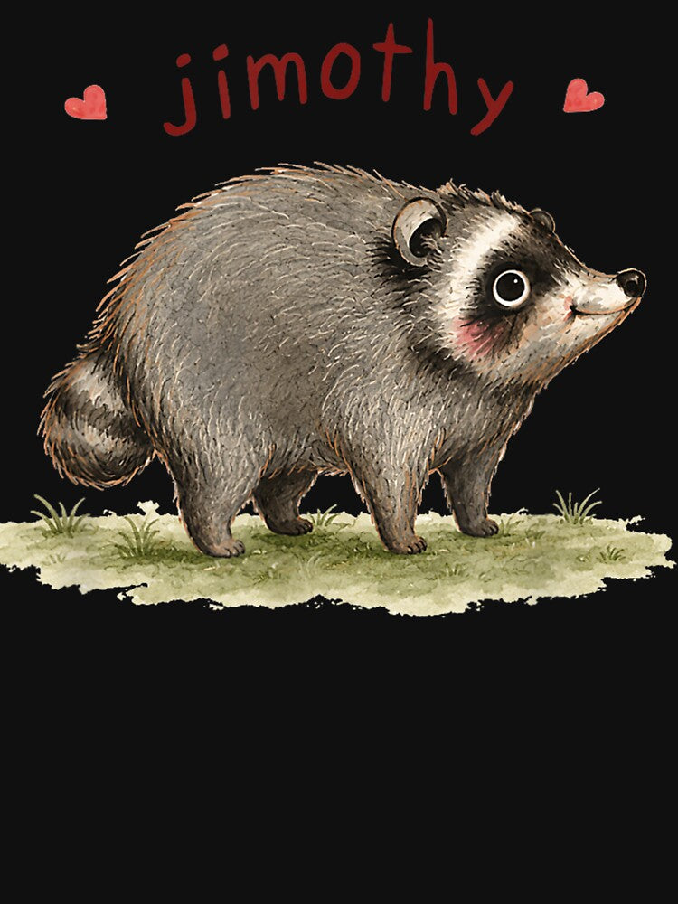Cute Raccoon Meme Team Jimothy by MatherFisher
