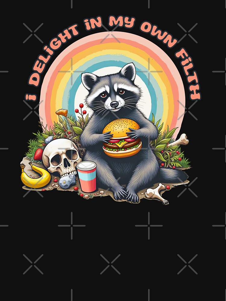 A Raccoon  rainbow by TeeARTHY
