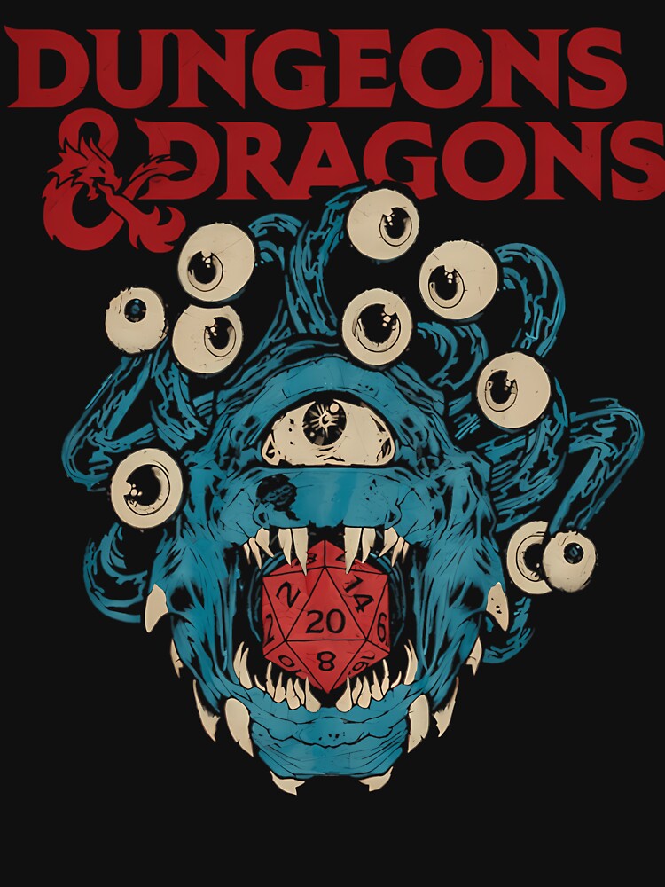The Dungeons And Dragons Retro Wave by JacynthePrice