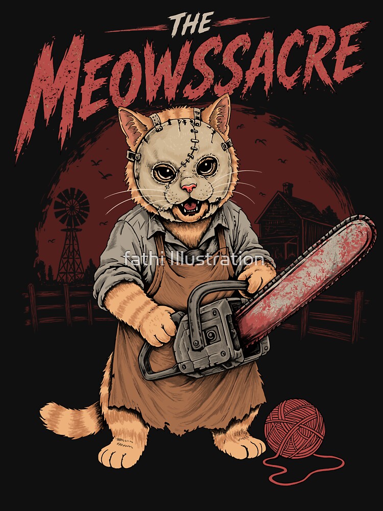 The meowssacre by fathi Illustration