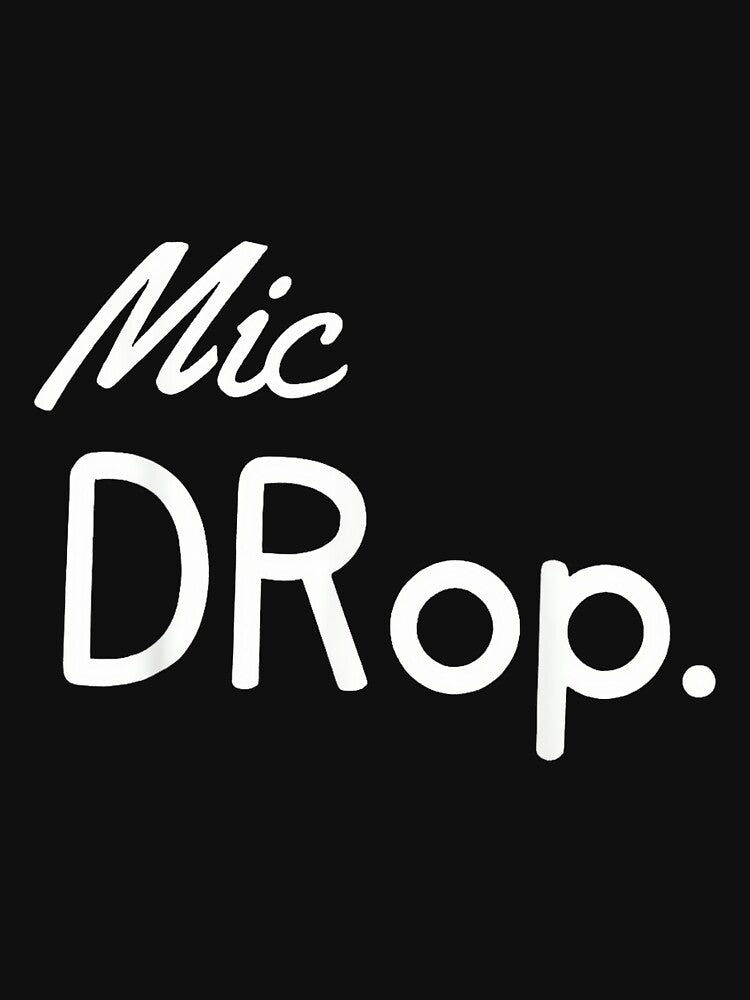 Family Matching Mom Dad Men Women Mic Drop by AnnUWatts