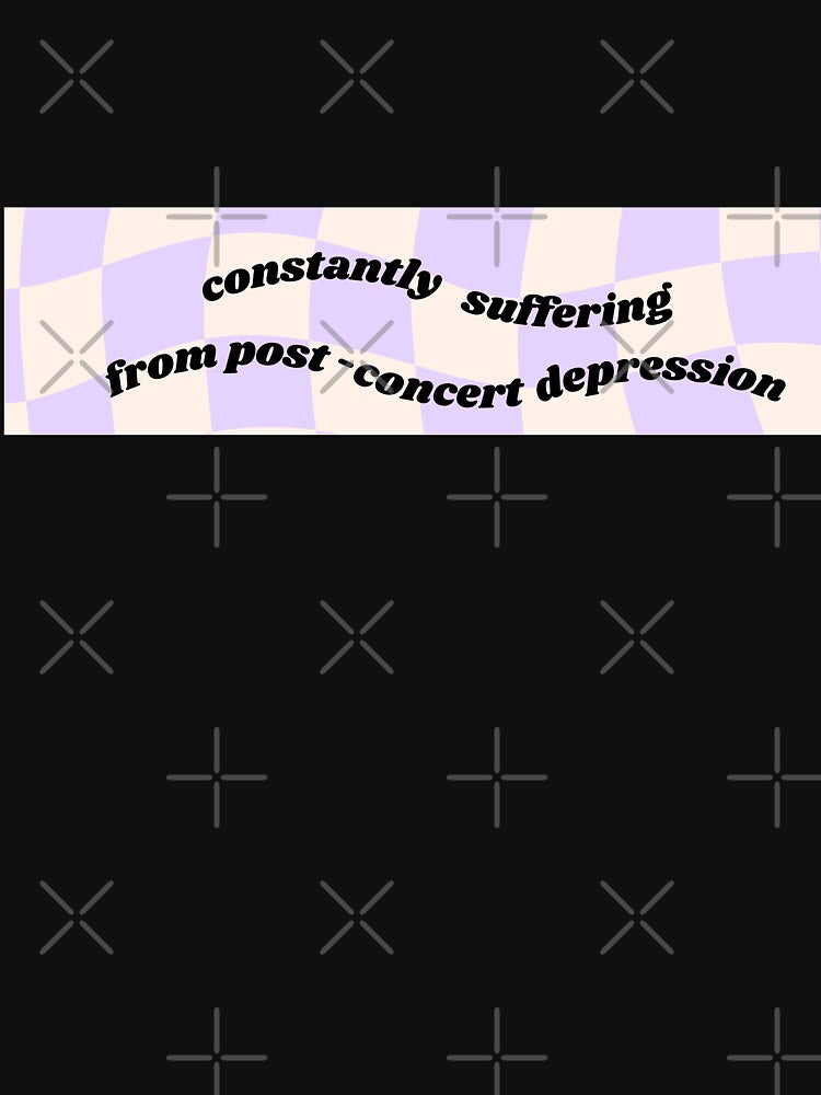 Post Concert Depression PURPLE by RexieLovelis