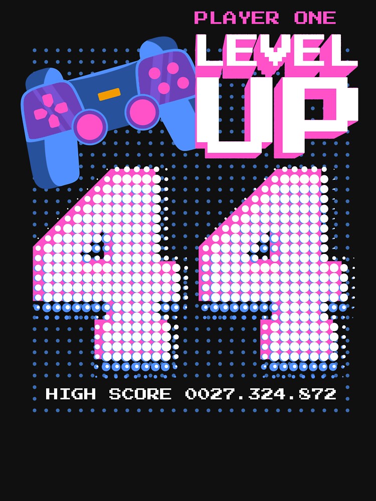 Player One Level Up 44 by patternprint1