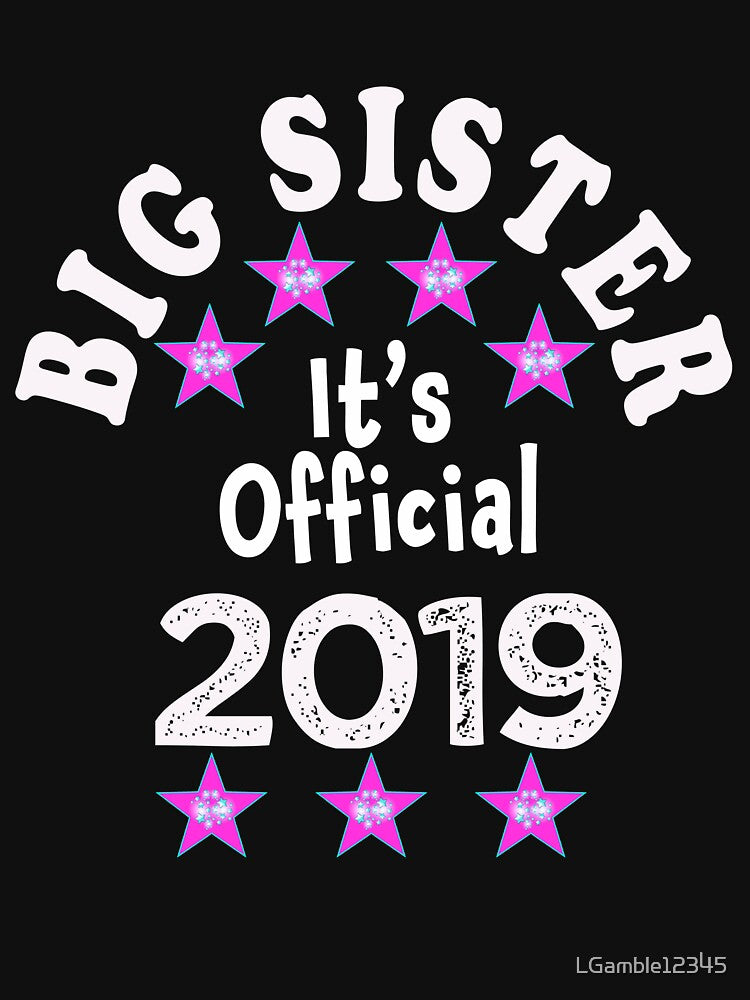 Cute Big Sister to be 2019 gift by LGamble12345