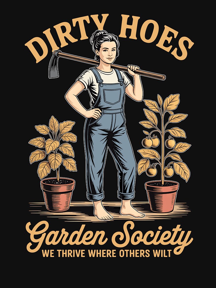 Dirty Hoes Garden Society Gardener Funny Gardening by wansilastomi