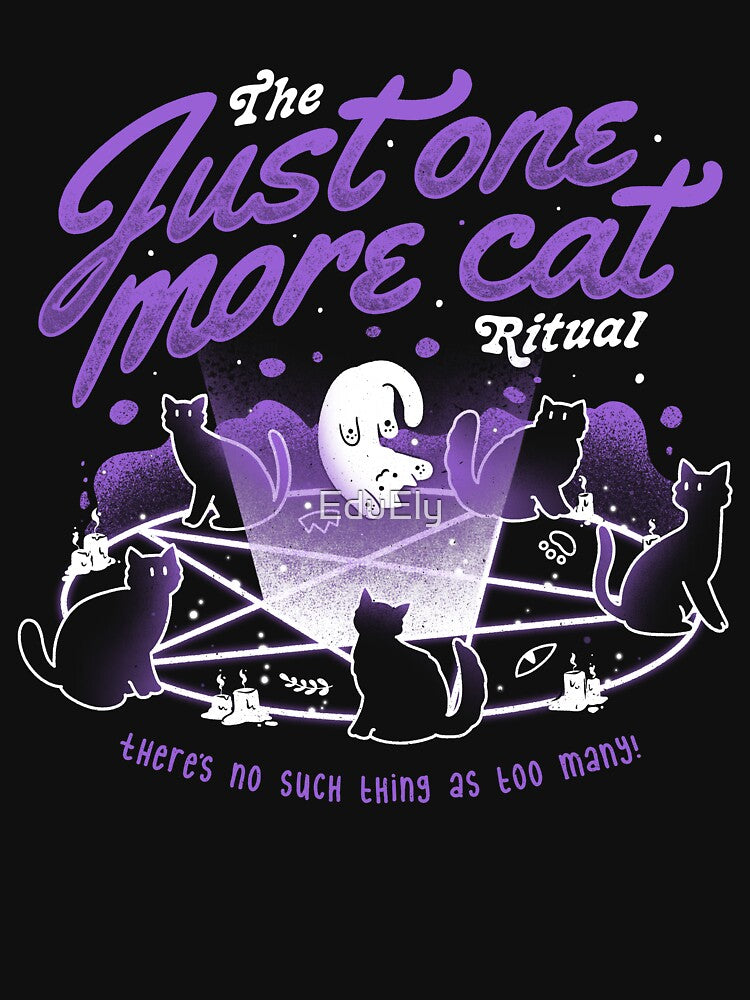 Just One More Cat Ritual - Cute Evil Cats Gift by EduEly