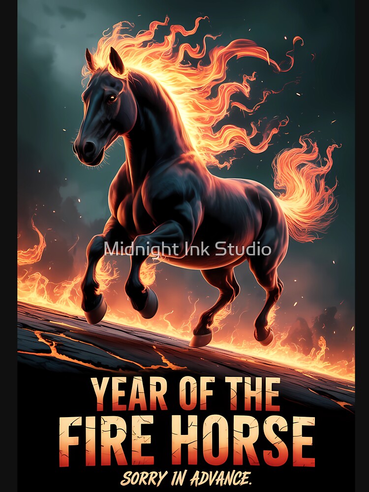 Year of the Fire Horse: Sorry In Advance (Sarcastic Zodiac Series) by Midnight Ink Studio