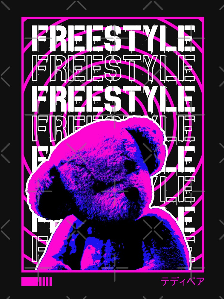 Streetwear teddy bear by herocloth