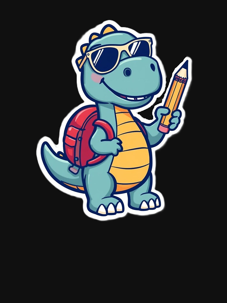 Ready to Crush This School Year Dinosaur | Back to School Cute Dino Student Design by Cartoon art with a purpose ❤️ Supporting Althea’s friends