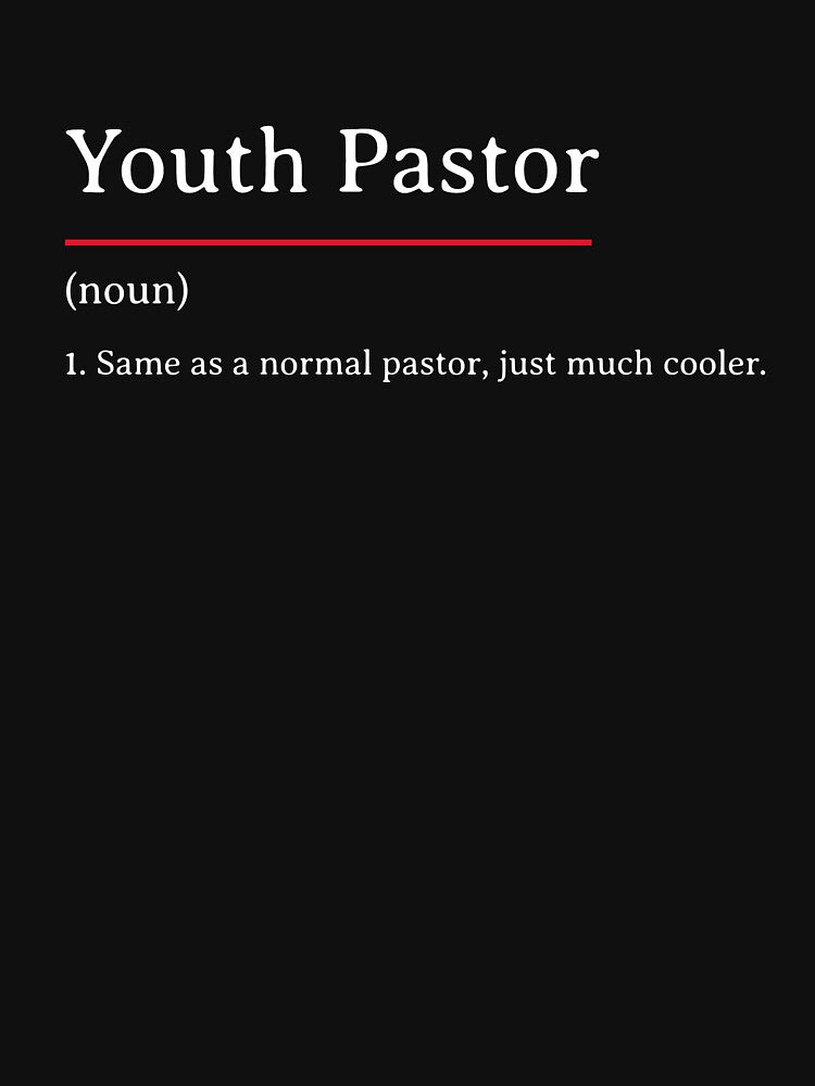 Youth Pastor Much Cooler by GospelSwag