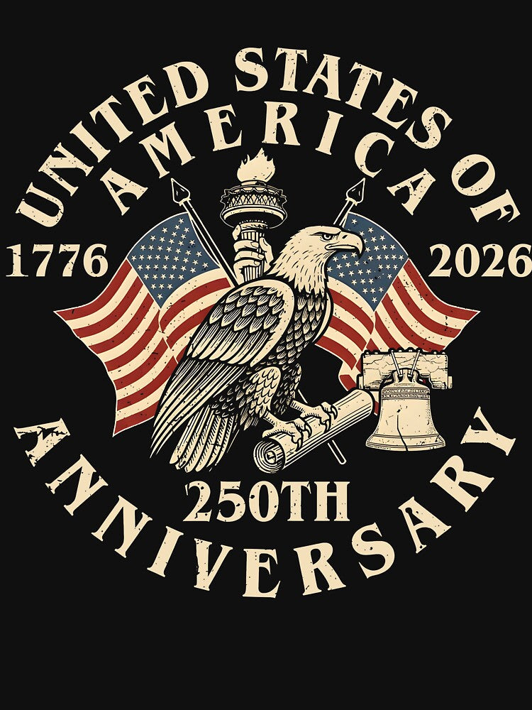 United States America 250th Anniversary 1776 2026 by barrycantre11