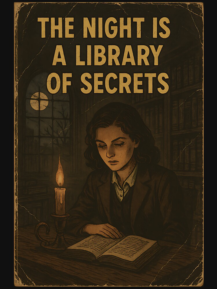 Dark Academia Aesthetic: Library of Secrets by bapupa