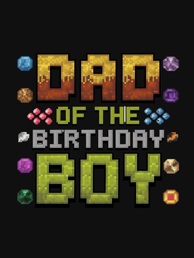 Dad Of The Birthday Boy Bday Party Video Gamer by MythWoot