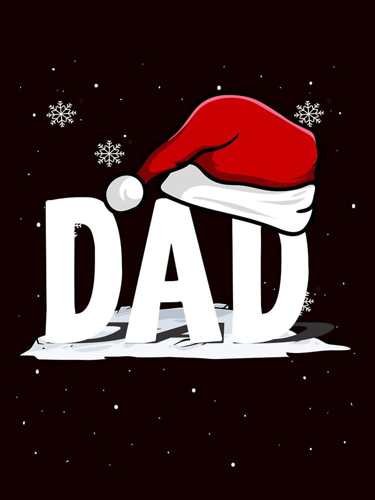 Dad Christmas Santa Hat Design Matching Family Gifts by AweGifts