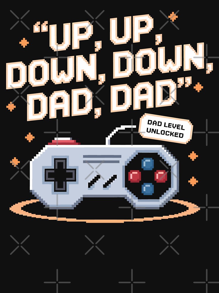 Gamer Dad Code Funny Pixel Art by Digital Art Works  Hub