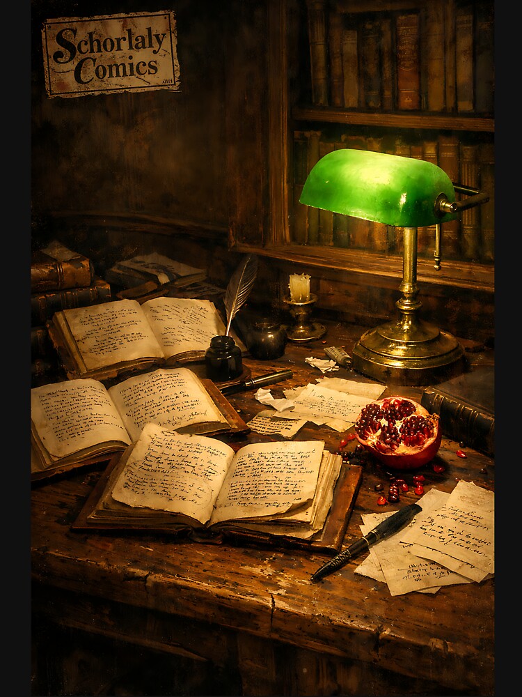 The Archivist’s Midnight Oil - Dark Academia by bapupa