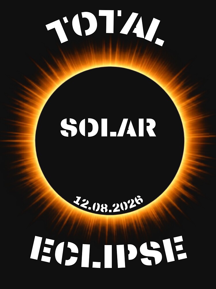 Total Solar Eclipse August 12 2026 Astronomy by ConcepTWM