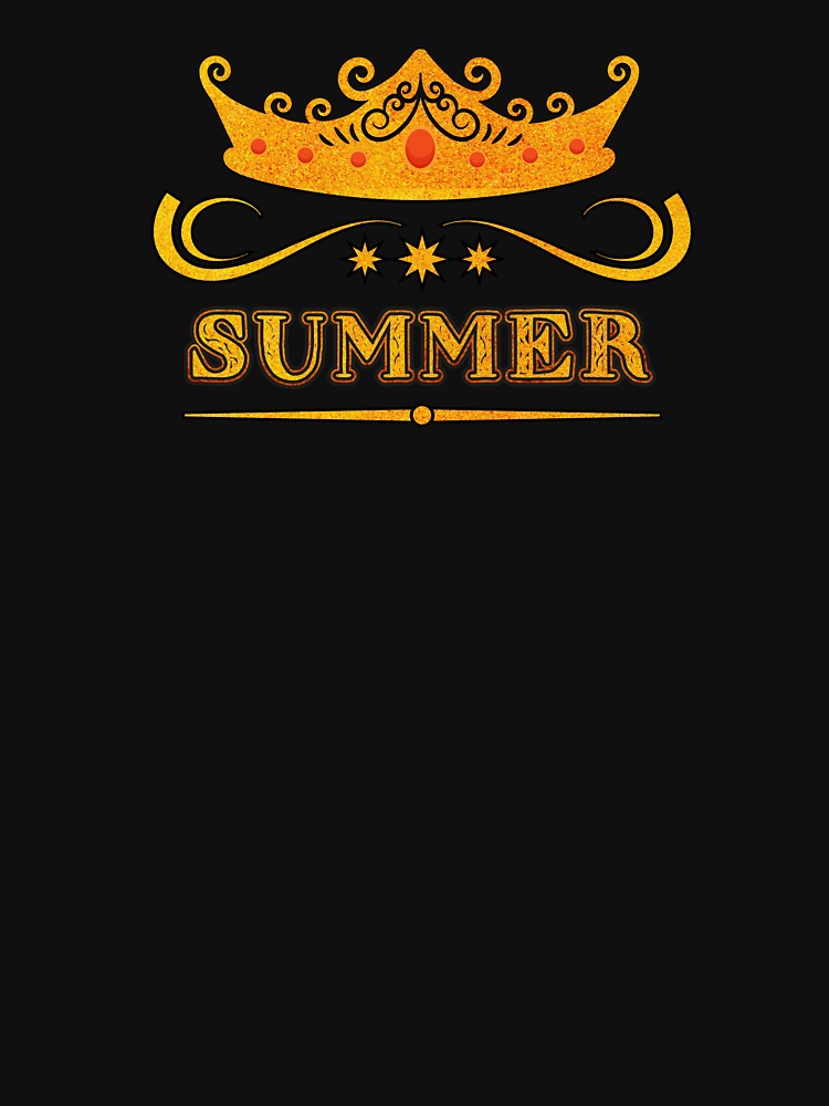 Summer Personalized Name With Crown - Cool & Custom Gift for Girls, Teens by Oussinc