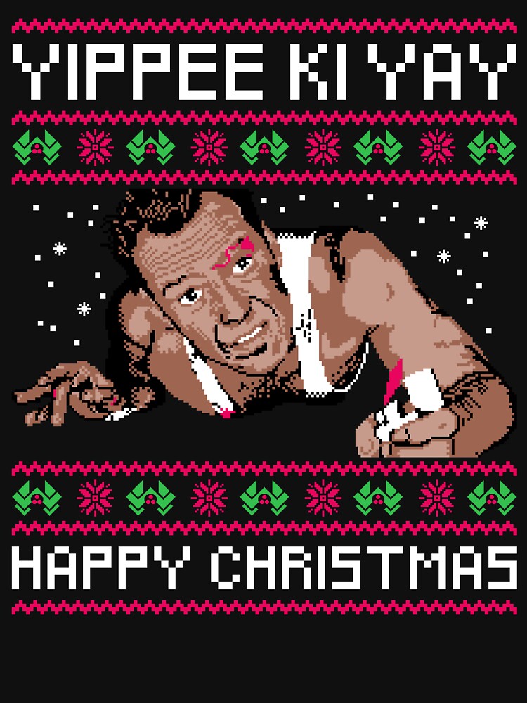 Nakatomi Plaza Yippee Ki Yay Bruce Willis Christmas by therocketman