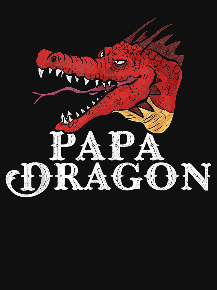 Papa Dragon Fearsome Dragon Fantasy Loving Dad by Jauenieu83