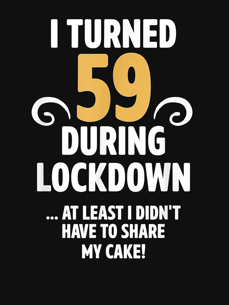 59 Year Old Men Women Lockdown Birthday Decorations by christinero2