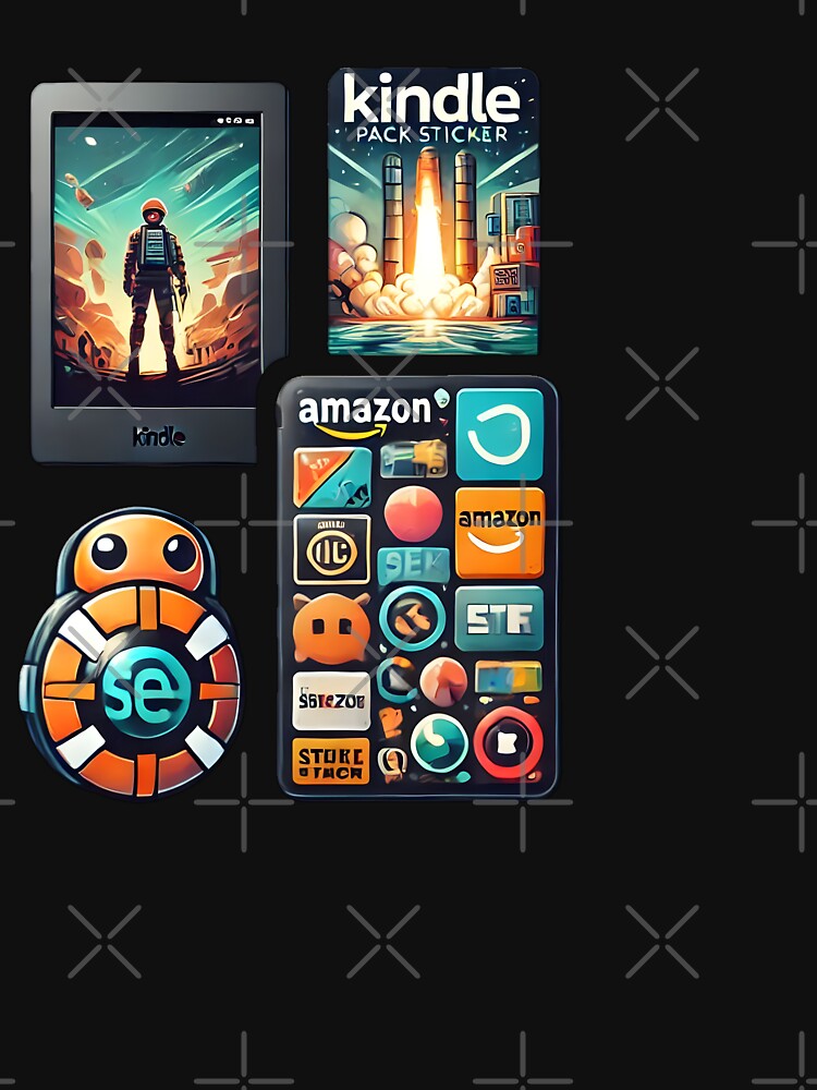 kindle pack sticker by NCNGDESIGN