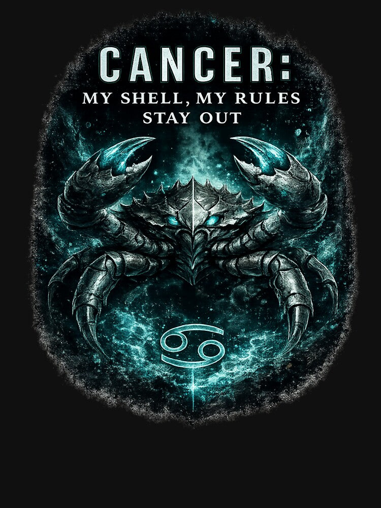 Cancer Protective Energy Aesthetic – My Shell My Rules Zodiac Gift by Anyshca