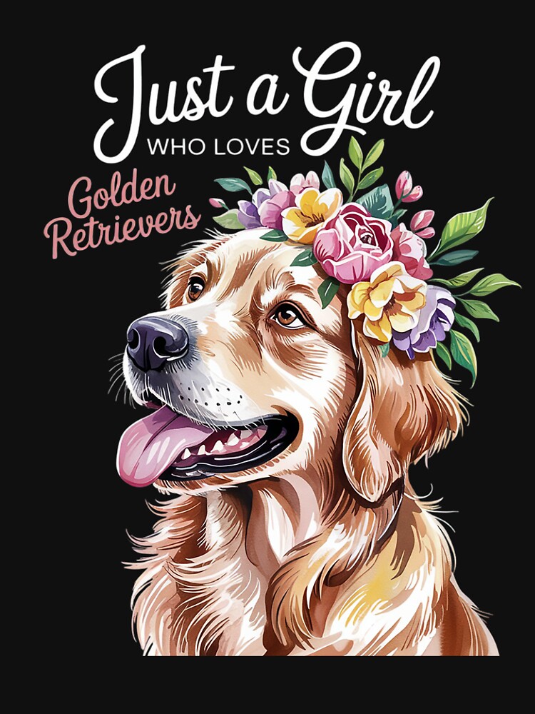Just a Girl Who Loves Golden Retrievers Girls Who Love Dogs by NailMolisa