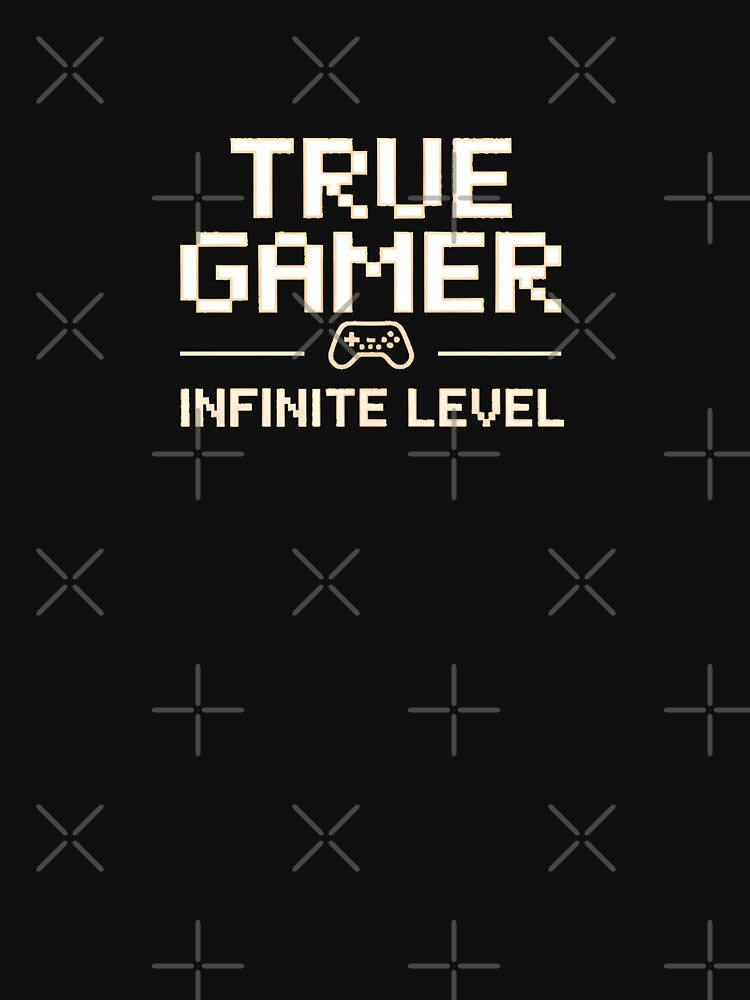 True Gamer – Infinite Level Minimalist Pixel Typography by AV