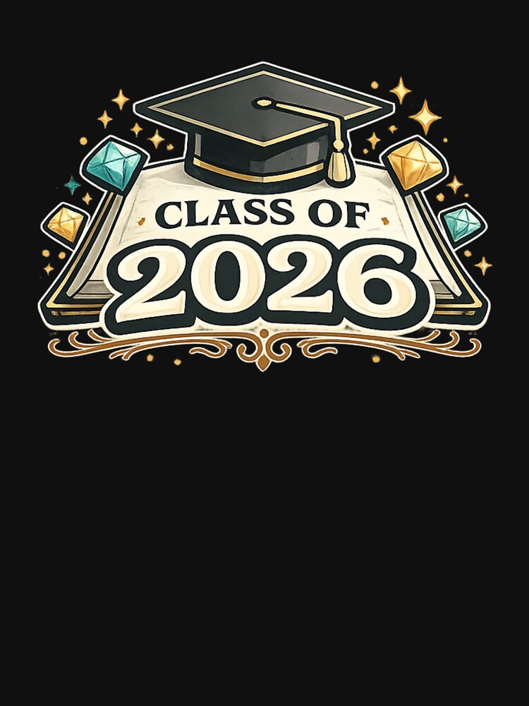 Class of 2026 Graduation Cap Badge by PunchDrop