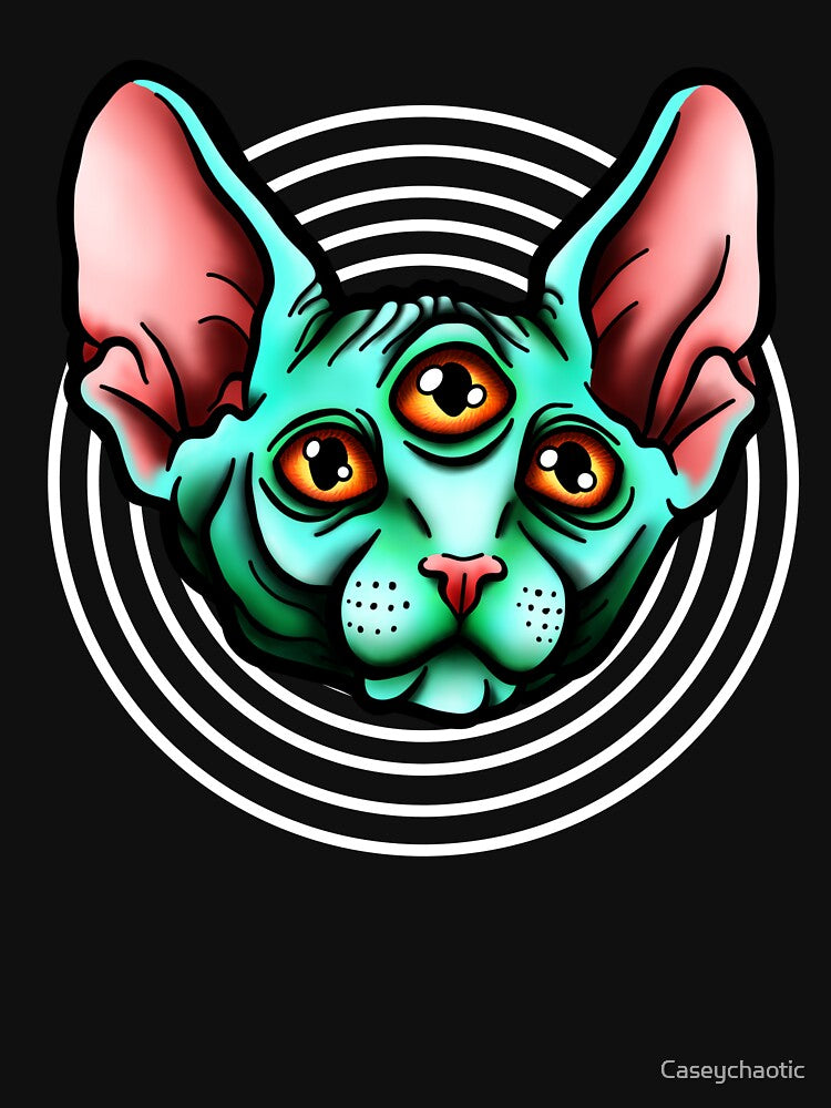 Three Eyed Sphinx Cat by Caseychaotic