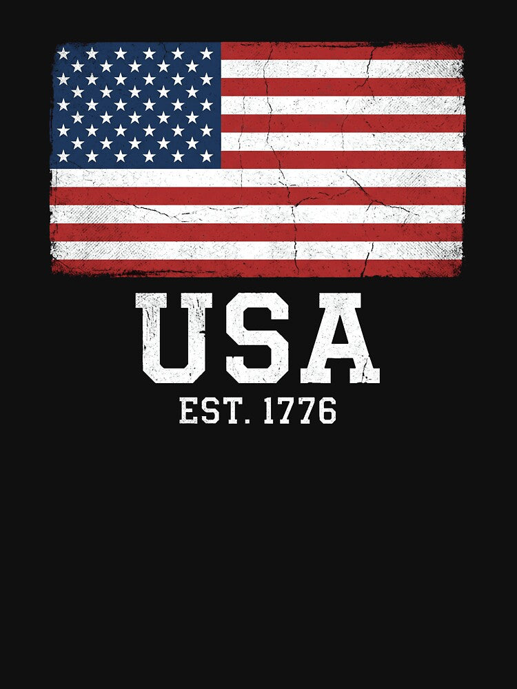 United States of America Flag Est 1776 by Off-Road-Zone