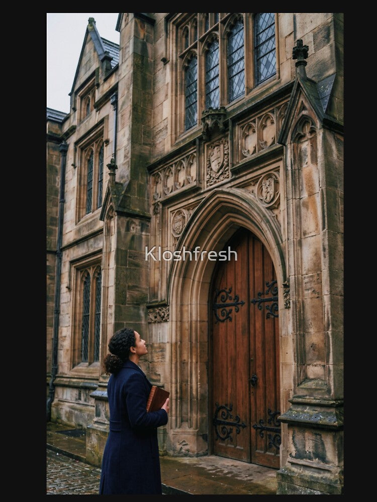 Dark Academia Girl at Gothic University by Kloshfresh