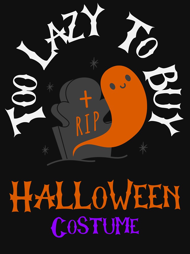 Too Lazy To Buy Halloween Costume boo RIP by UnstoppableShpy